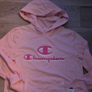 Champion Light Pink Pullover Hoodie